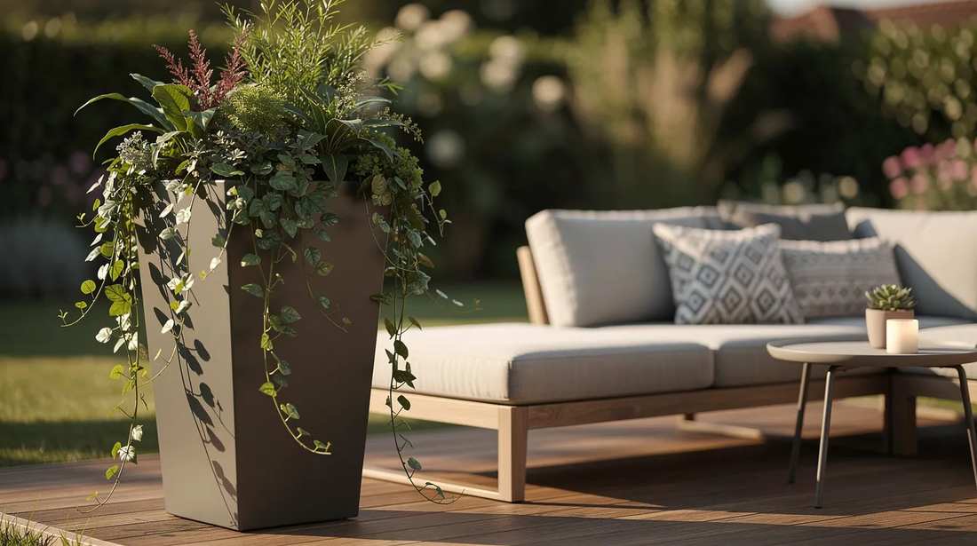 Tall Containers Layout Ideas: Decoration, Privacy & Planting