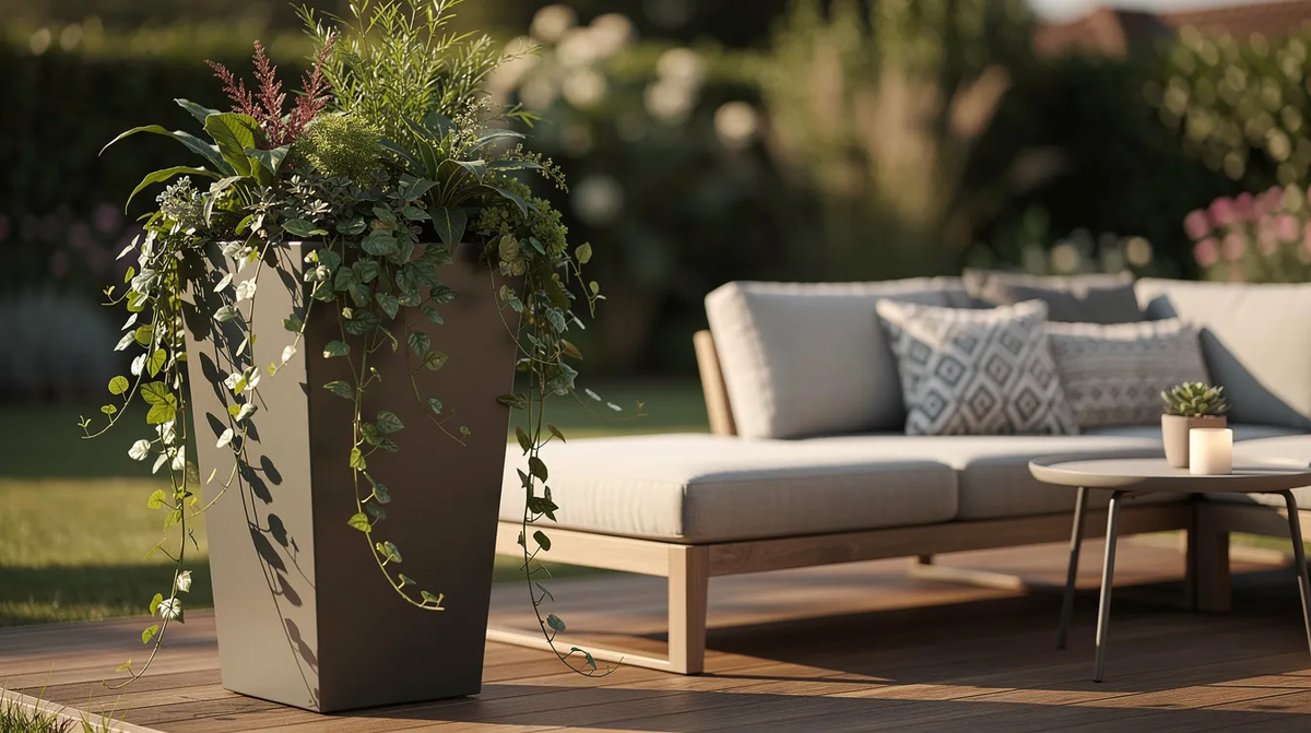 Tall Containers Layout Ideas: Decoration, Privacy & Planting