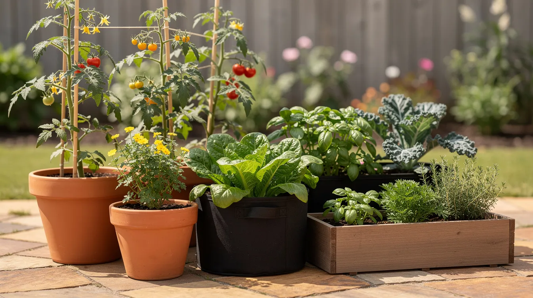 Best Outdoor Containers for Growing Vegetables & Fruits