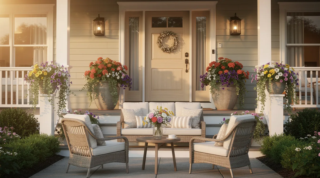 Front Porch Container Design Ideas: Best Sizes, Plants & Seasonal Tips