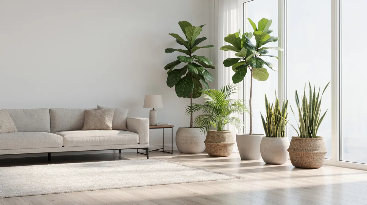 Best Indoor Planters for Large Floor Houseplants