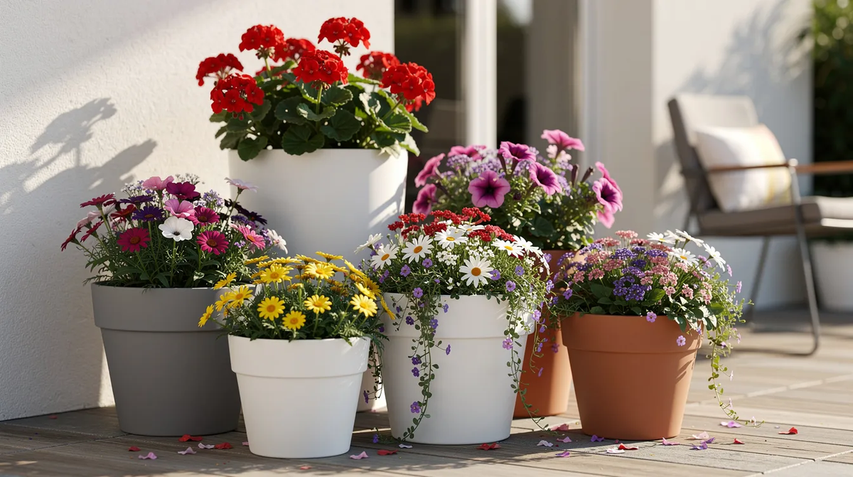 Flower Container Design Tips: Match Outdoor Containers With Flower Varieties