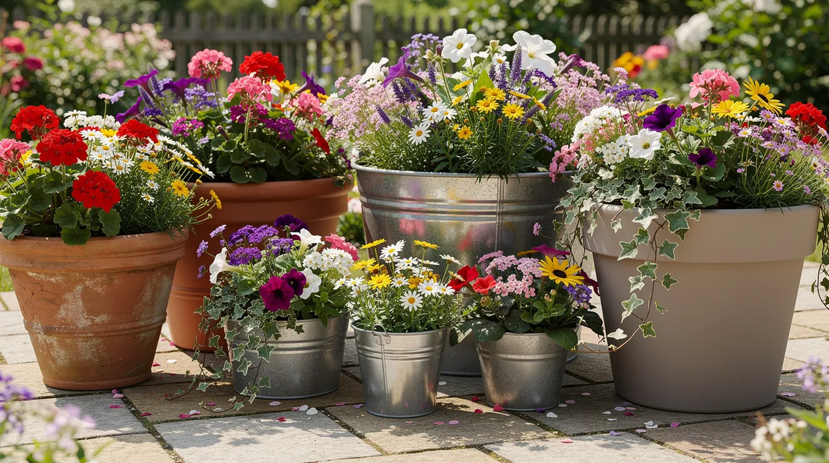 Best Outdoor Containers for Flower Gardening (Annuals, Perennials & Bulbs)