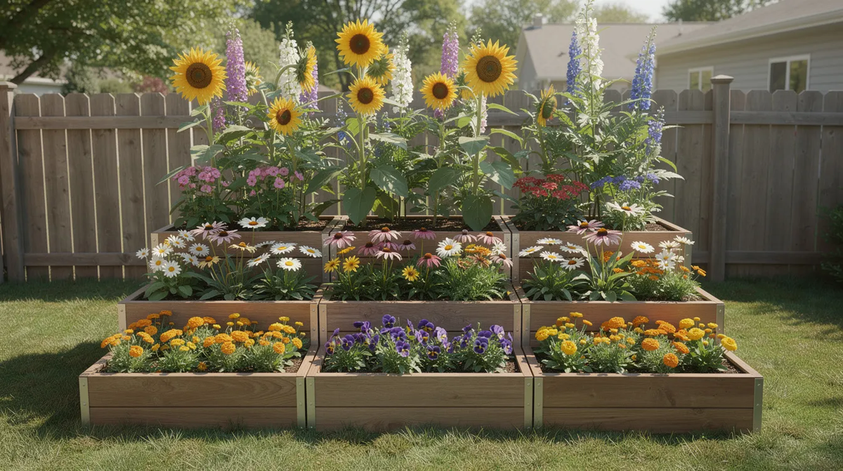 Cut Flower Gardening: Best Outdoor Container Sizes & Layouts