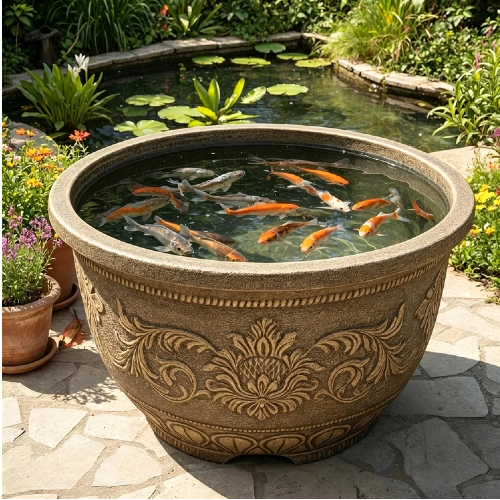 Terra-F Large Outdoor Planters Holeless