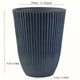 Solum Vitae 14-in 29# Fon Round Black Textured Tall Planters Size Display for Full Scene,Premium Tall Planters for Gardening